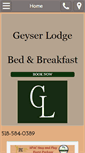 Mobile Screenshot of geyserlodge.com